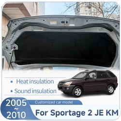 Car Sound Insulation Mat For Kia Sportage 2 JE KM 2005 2006 2007 2008 2009 2010 Mats Soundproof Cover Cushion Interior Car Tools
