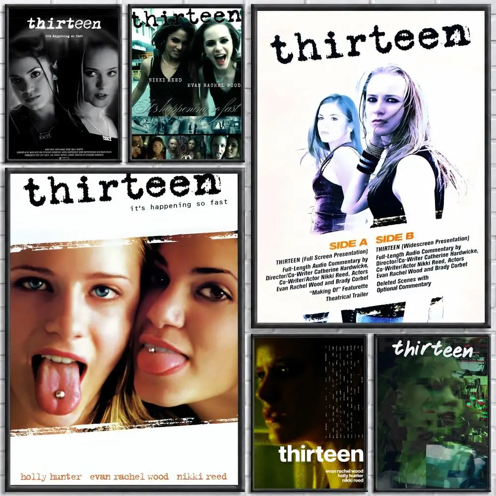 Movie Thirteen   Print Wall Art Pictures Canvas Painting Living Room Bedroom Home Decor Poster