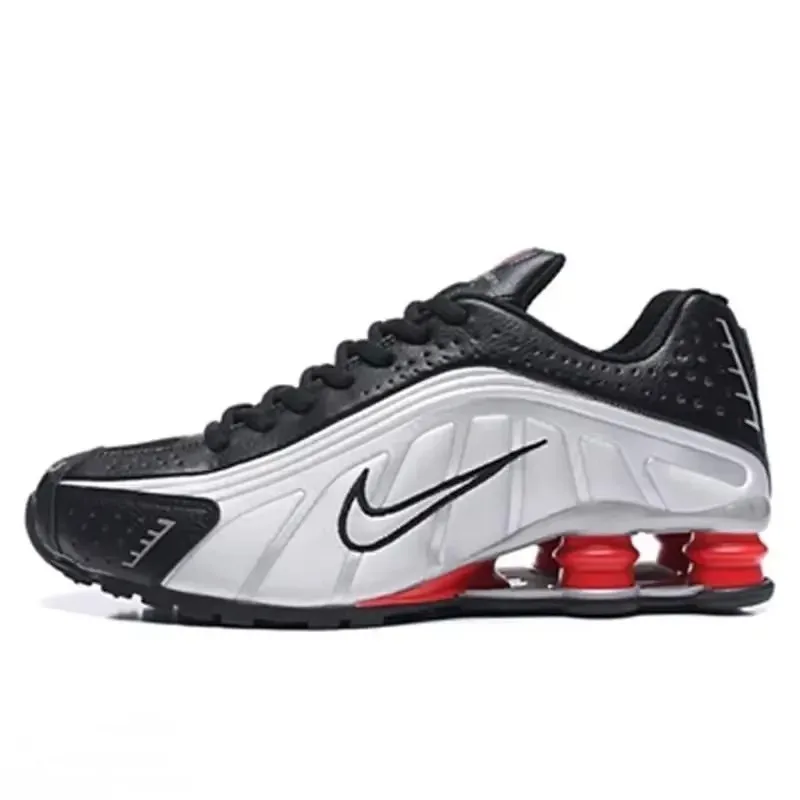 حذاء Nike-Shox TL للركض للرجال ، فضي ، أسود ، ذهبي ، وسادة مريحة ، رياضات خارجية ، وصل حديثًا ، مقاس 40-45