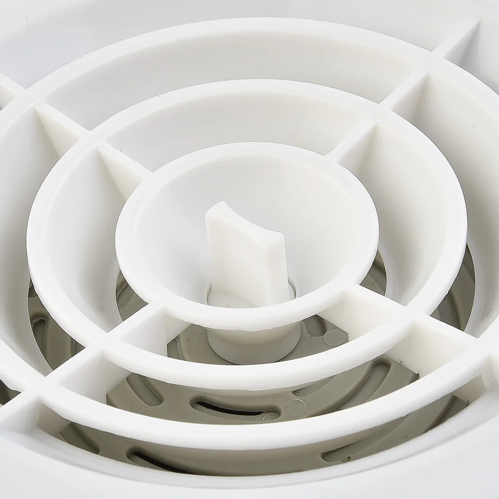 Round Air Vent Louver Grille Cover Outlet Adjustable Exhaust Vent Ducting Ventilation Grilles 75/100/125/150mm Air Vent Cover