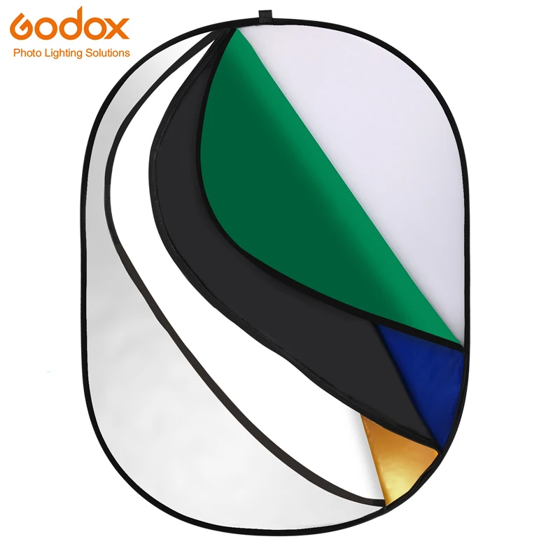 

Godox 100x150cm Reflector For Photo 7 in 1 Colors Studio Photography Accessories Handhold Collapsible Light Diffuser Reflector