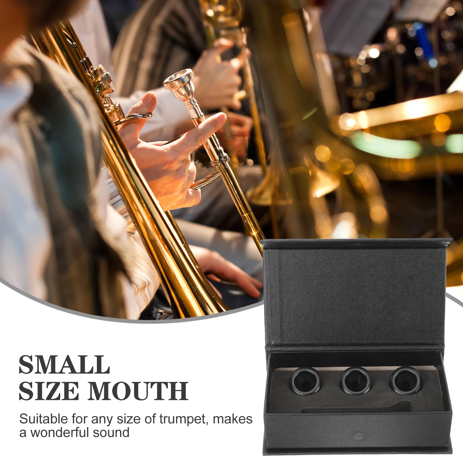 

1 set 1 Set Replaceable Trumpet Mouthpiece Kit Superior Durable Corrosion Resistant Long Lasting Easy Use Simple Design Smooth