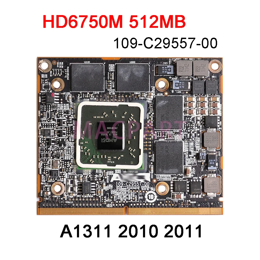 Original Radeon For iMac 21.5'' A1311 27" A1312 HD6750M HD6750 256MB 512MB 109-C29557-00 216-0810005 Video Graphics Card image 3