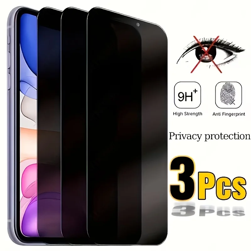 

Anti Spy Tempered Glass For iPhone 17 16 15 14 13 12 11 Pro Max Screen Protector For iPhone Air 17Pro Max Protective Glass Film
