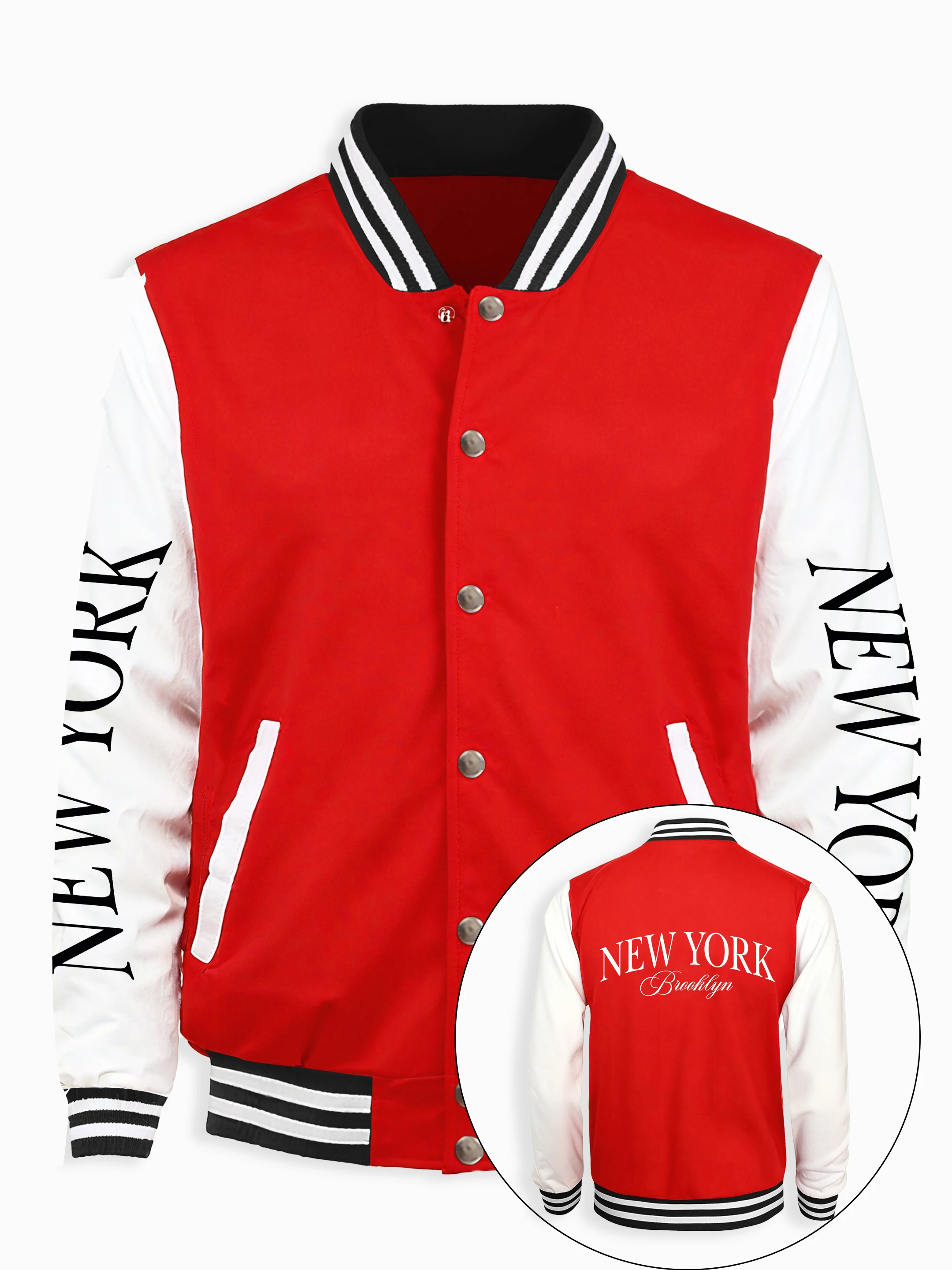 

Brooklyn New York I Like Design Baseball Jersey Men Harajuku Loose American Jackets Fleece Soft Top Autumn Vintage Clothes