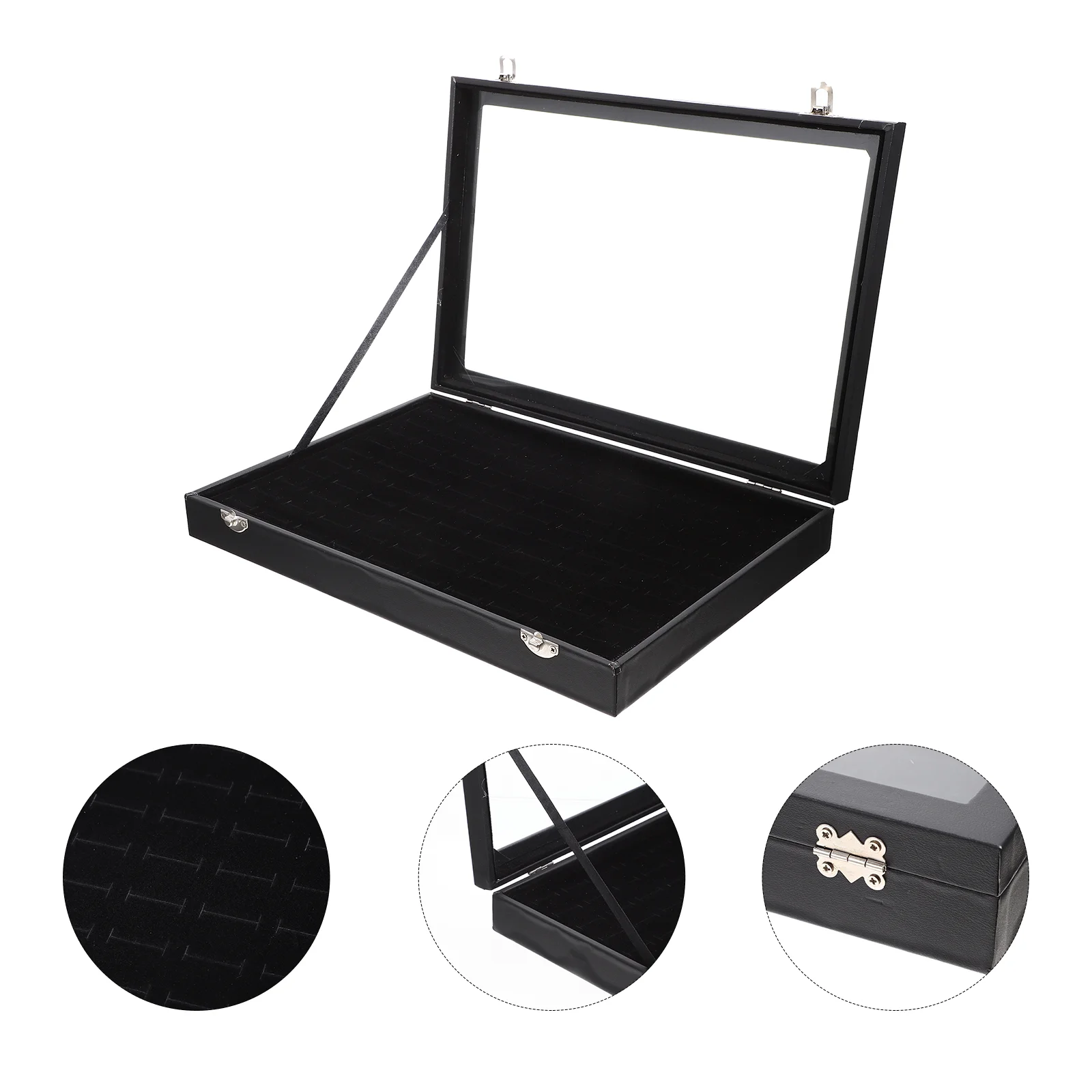 Ring Opbergdoos Showcase Lade Ringen Organisator Sieraden 100 Slots Display Houder