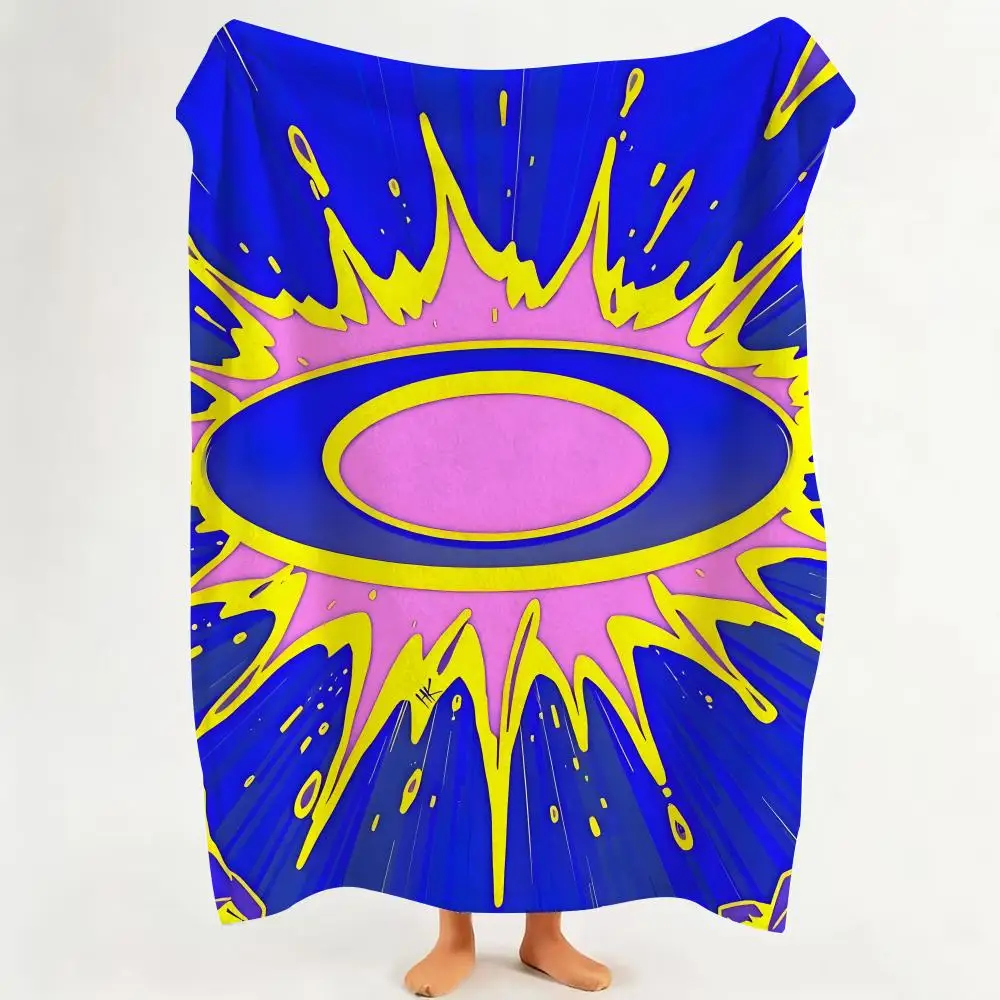 Brand O-Oakley Throw hot Flannel Throw Blanket Suitable for Sofa、Living Room、Bedroom soft