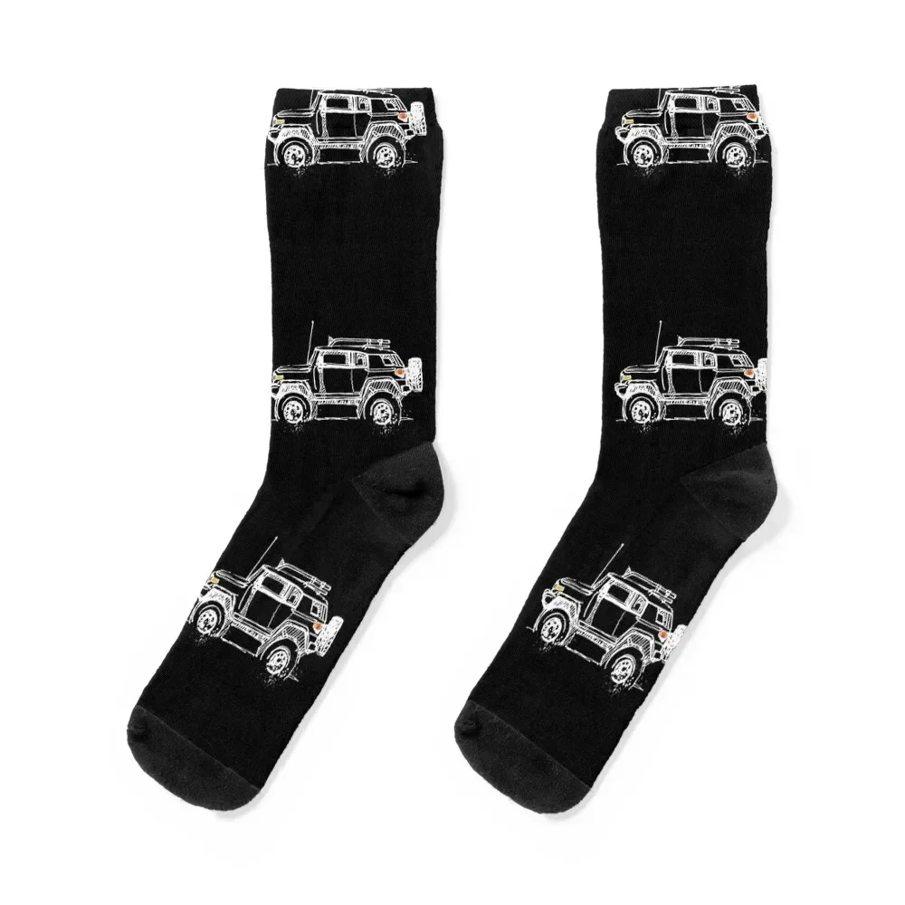 Fj Cruiser 46 Socks FASHION kawaii essential hiking Socks For Women Men's