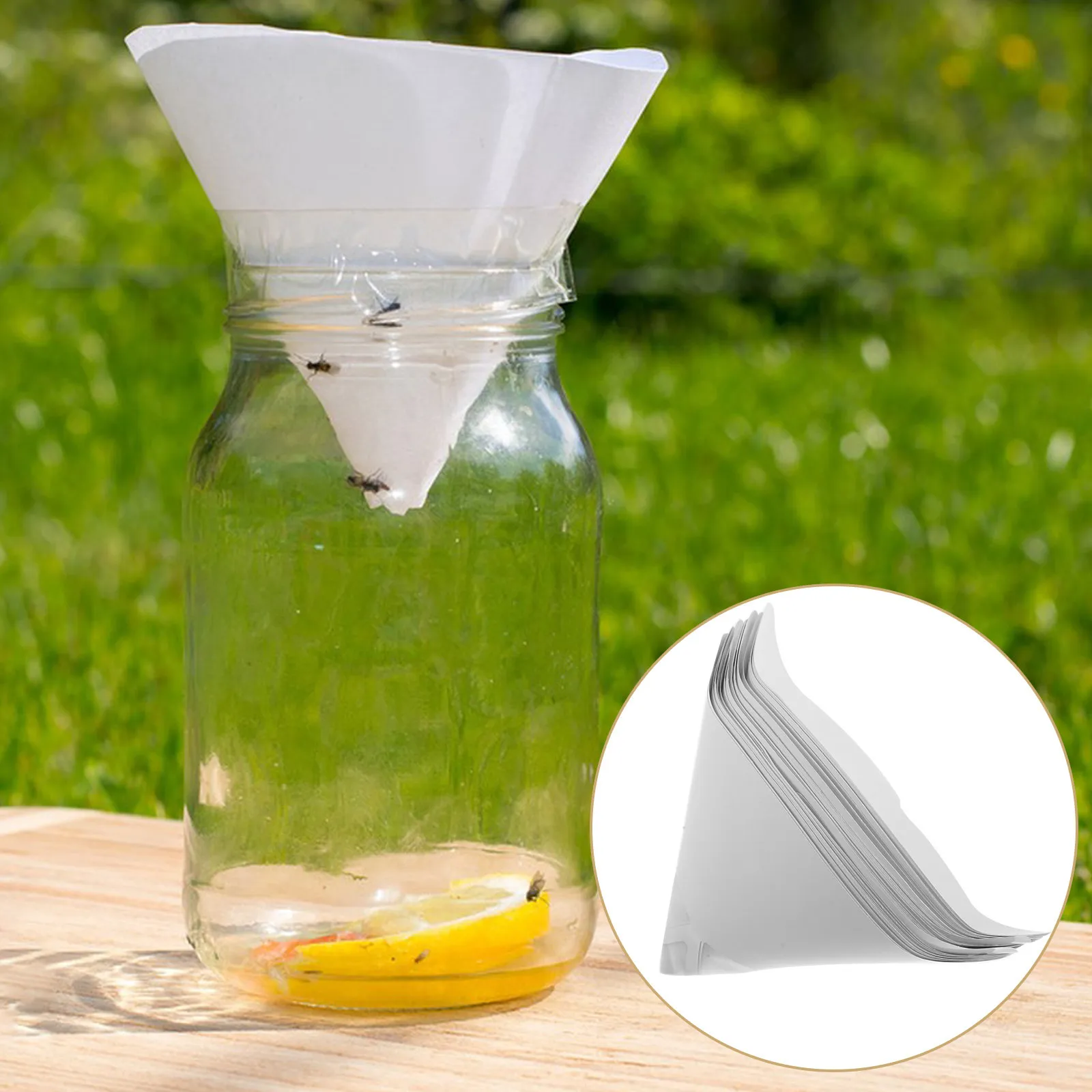 

30Pcs Premium Paper Paint Funnel 200 Mesh for Oil Paint Automotive Refinishing Car Bodywork Primer Filtration Conical Strainer