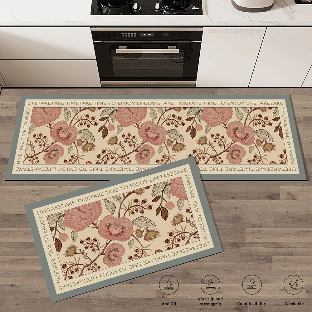 Absorberende antislip bloemen - Home Bathroom Floor Mats recensie en prijs