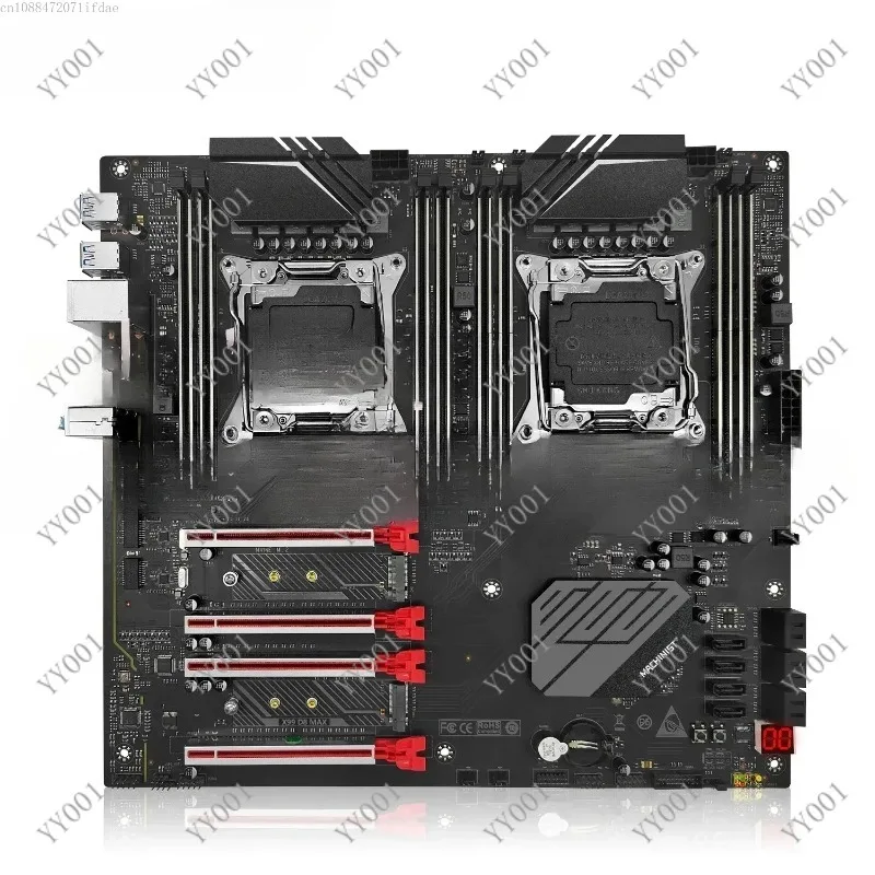 X99 LGA 2011-3 Motherboard Set with 2E5 2699 V4 CPU 816GB DDR4 2400MHz ECC Memory