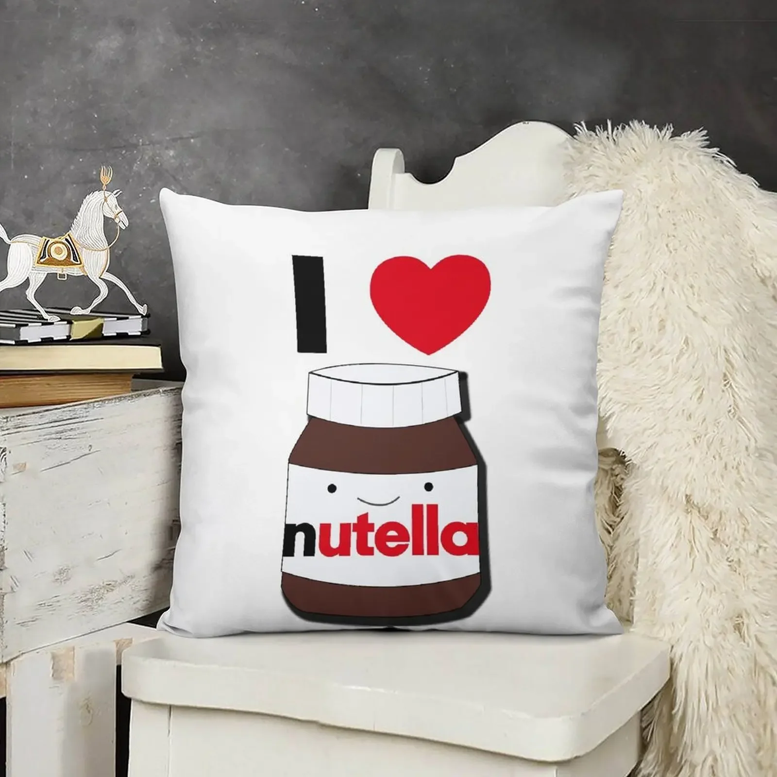 

I love Nutella Throw Pillow Sofa Covers christmas pillow case Pillowcase Cushion pillow