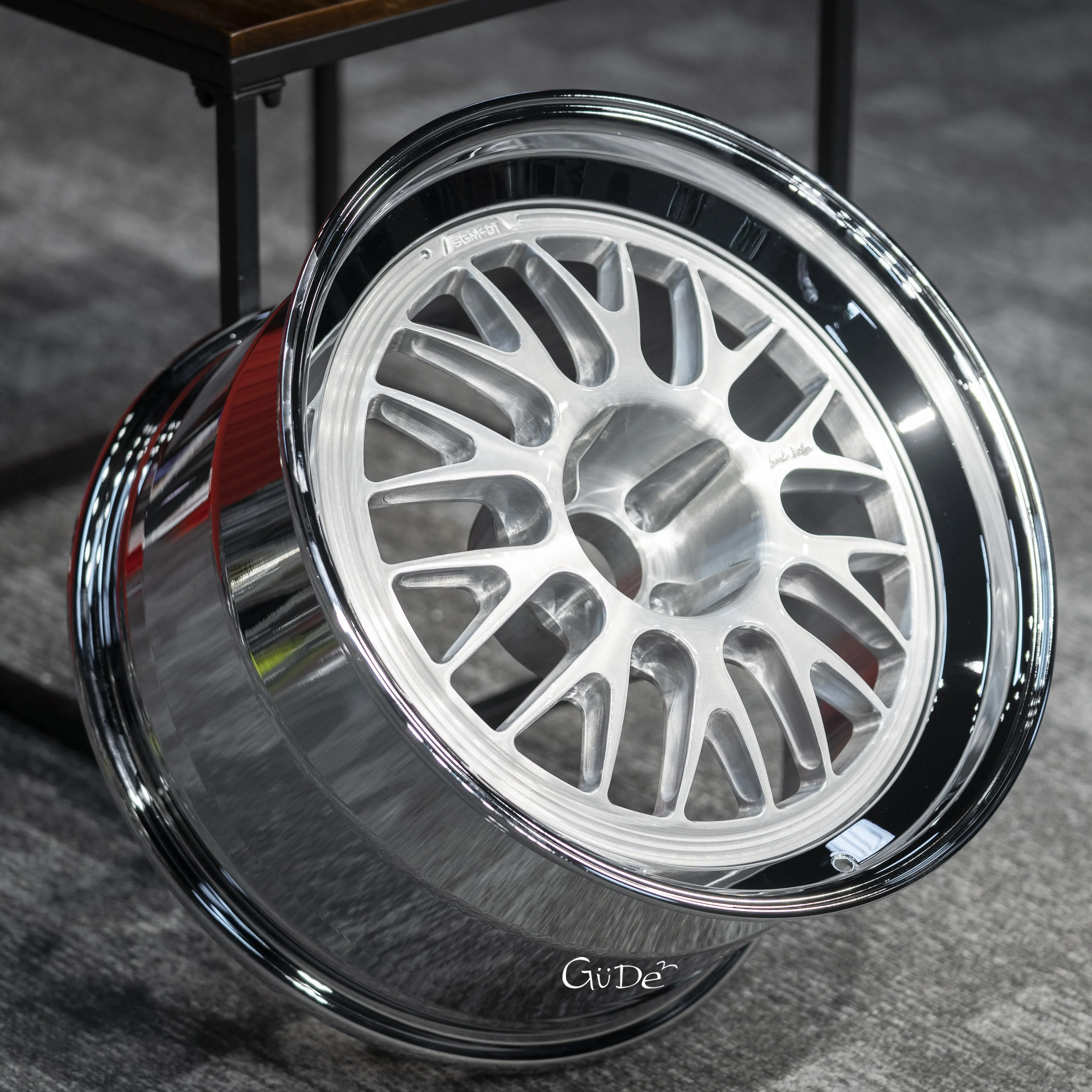 Durable Forged Wheels with Stylish Designs Ideal for  Model 3  Y Kia Stinger and Other Vehicles in Chrome Matte Finishes