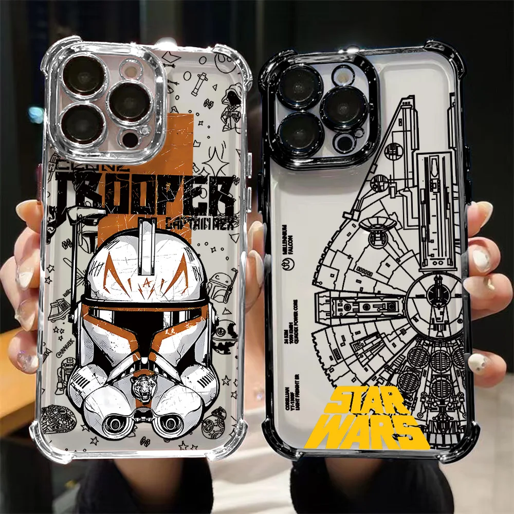 Cool S-stars War Plating Phone Case For Samsung A37 A57 A07 A36 A16 A06 A35 A55 A25 A26 A05s A15 A54 A34 A24 A14 A05 A04 4G 5G