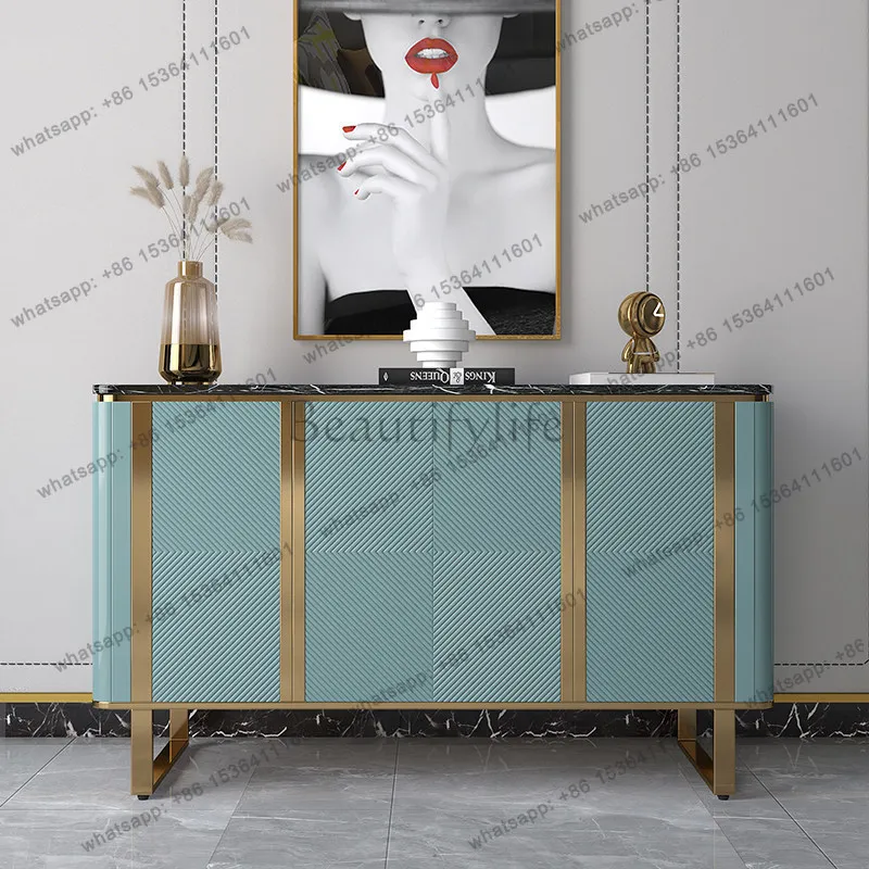 

Italian side cabinet Modern living room decorative storage partition cabinet