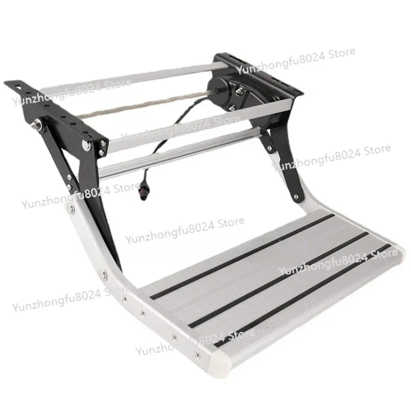 

RV Magnetic Switch Single-layer Electric Step Ladder Automatic Telescopic Pedal Trailer Middle Door Step