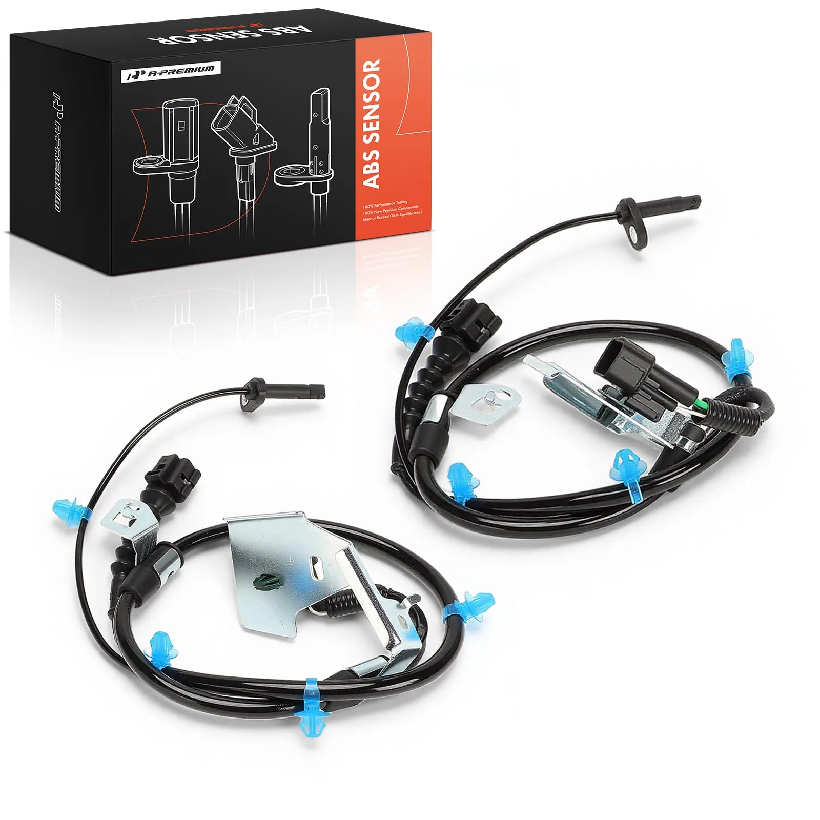 A-Premium 2Pcs Rear Driver & Passenger Side ABS Speed Sensor for Honda Accord 2023-2025