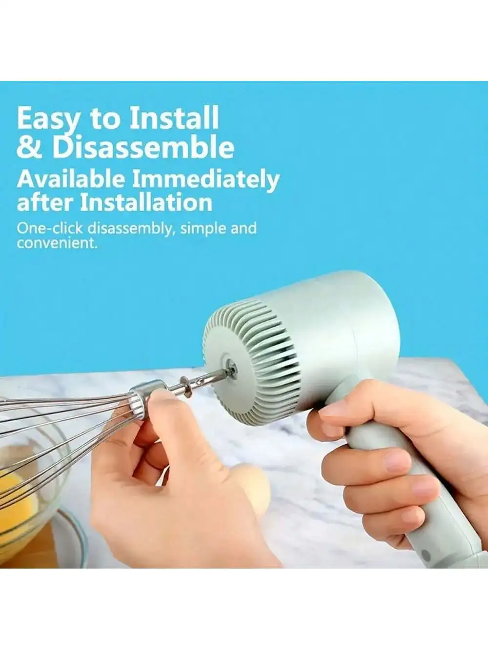 1 ボックス USB 充電式ワイヤレス卵ビーター 2 撹拌棒付き、家庭用ミニ自動クリーム泡立て器、ケーキベーキングハンドヘルドミックス