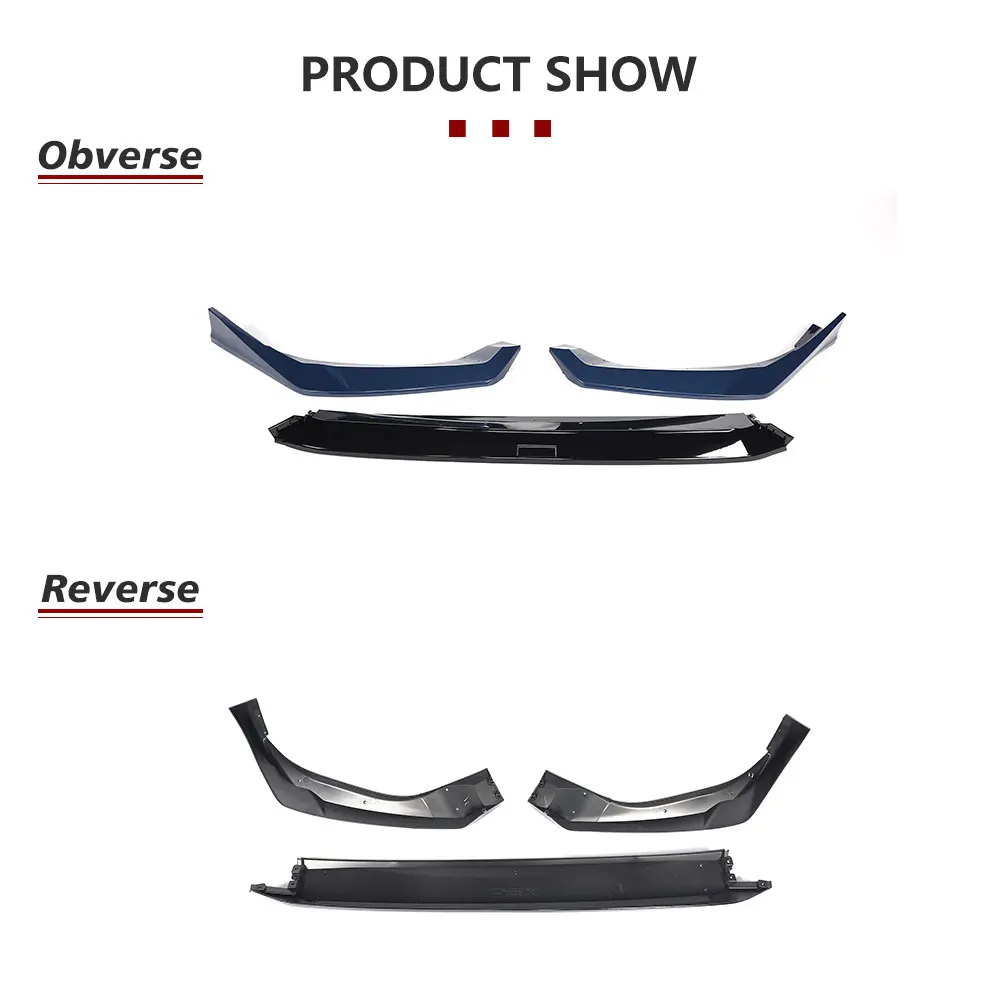 

Car Front Bumper Lip Spoiler for Honda Civic 11.5th 2025UP PP Front Lip Chin Apron Body Kits Not for Type R