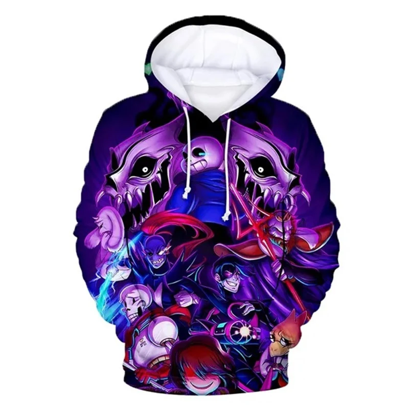 Autumn Undertale Game 3D Print Hoodies Men Women Fashion Oversized Sweatshirts Hoodie Kids Pullovers Male Tracksuit Man Clothing