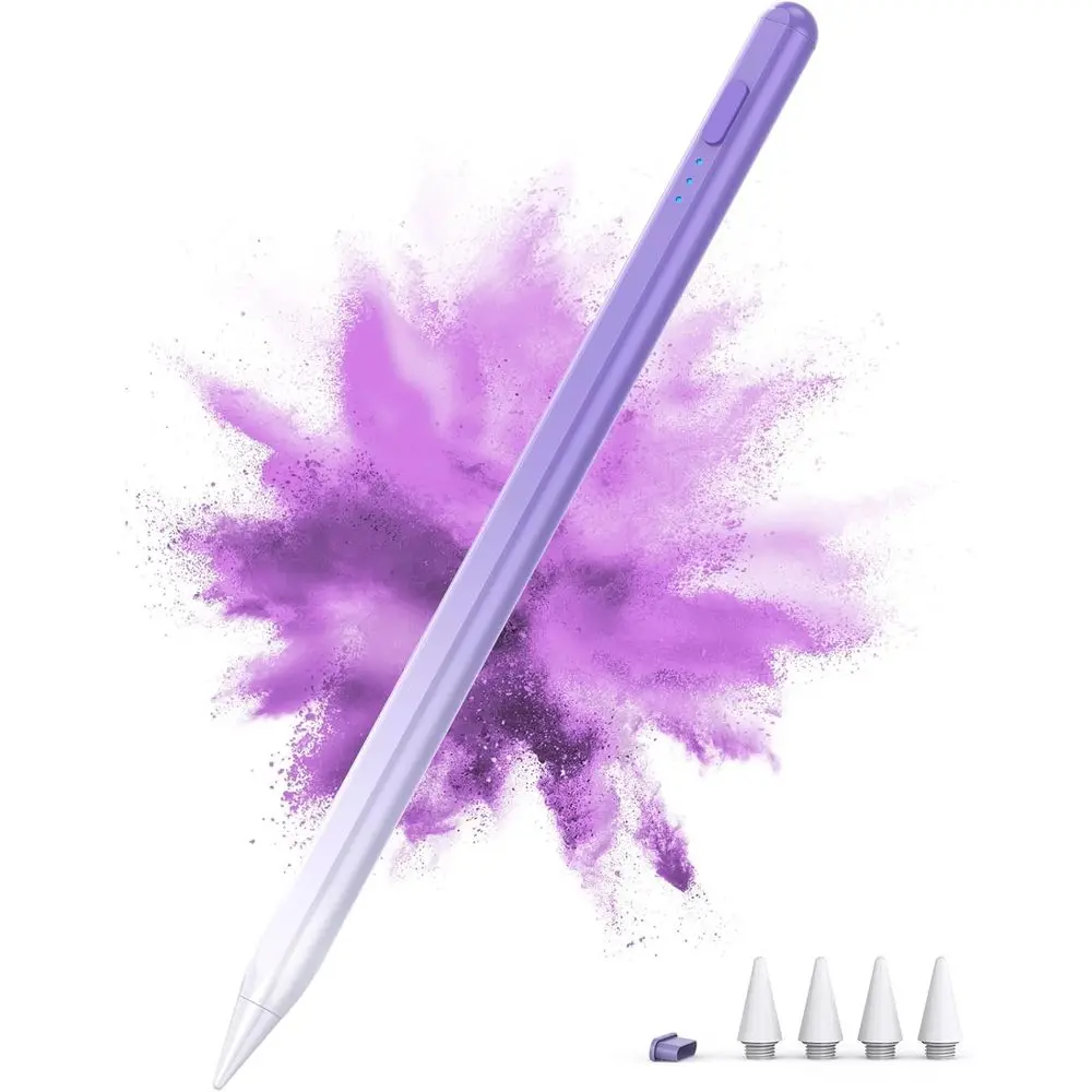 

Stylus Pen or iPad 2018-2025, 15Mins ast Charge or Pencil, Palm Rejection, Compatible with iPad A16 11/10/9/8/7/6, iPad Pro M5/M