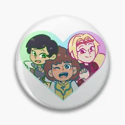 Calamity Trio Amphibia Soft Button Pin Badge Decor Hat Lapel Pin Cartoon Gift Jewelry Clothes Collar Cute Women Metal Fashion