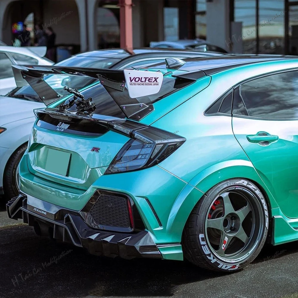 أضواء خلفية LED لهوندا سيفيك هاتشباك نوع R 2016-2022 FK7 FK8 10th Gen RGB المصابيح الخلفية المصابيح الخلفية سيارة الذيل ضوء الجمعيات #3