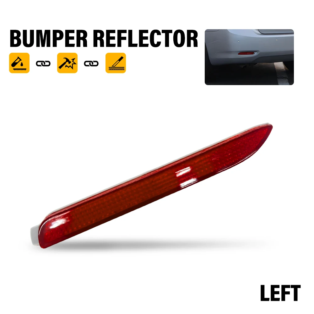 1Pcs Left Right Side Rear Bumper Reflector Fits Toyota Wish Venza Noah Voxy Allion Corolla Alphard Fortuner RAV4 Lexus GX RX