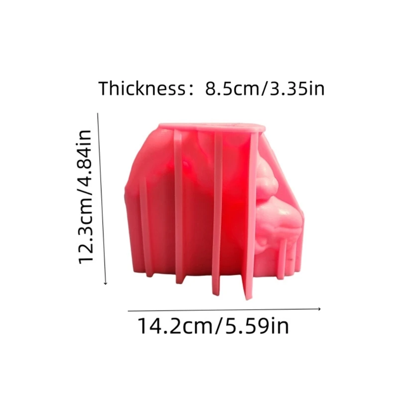 Dinosaur Silicone Mould Animal Castings Molds Ornament Decorative Plasters Molds Baking Molds for Fondant Decorations