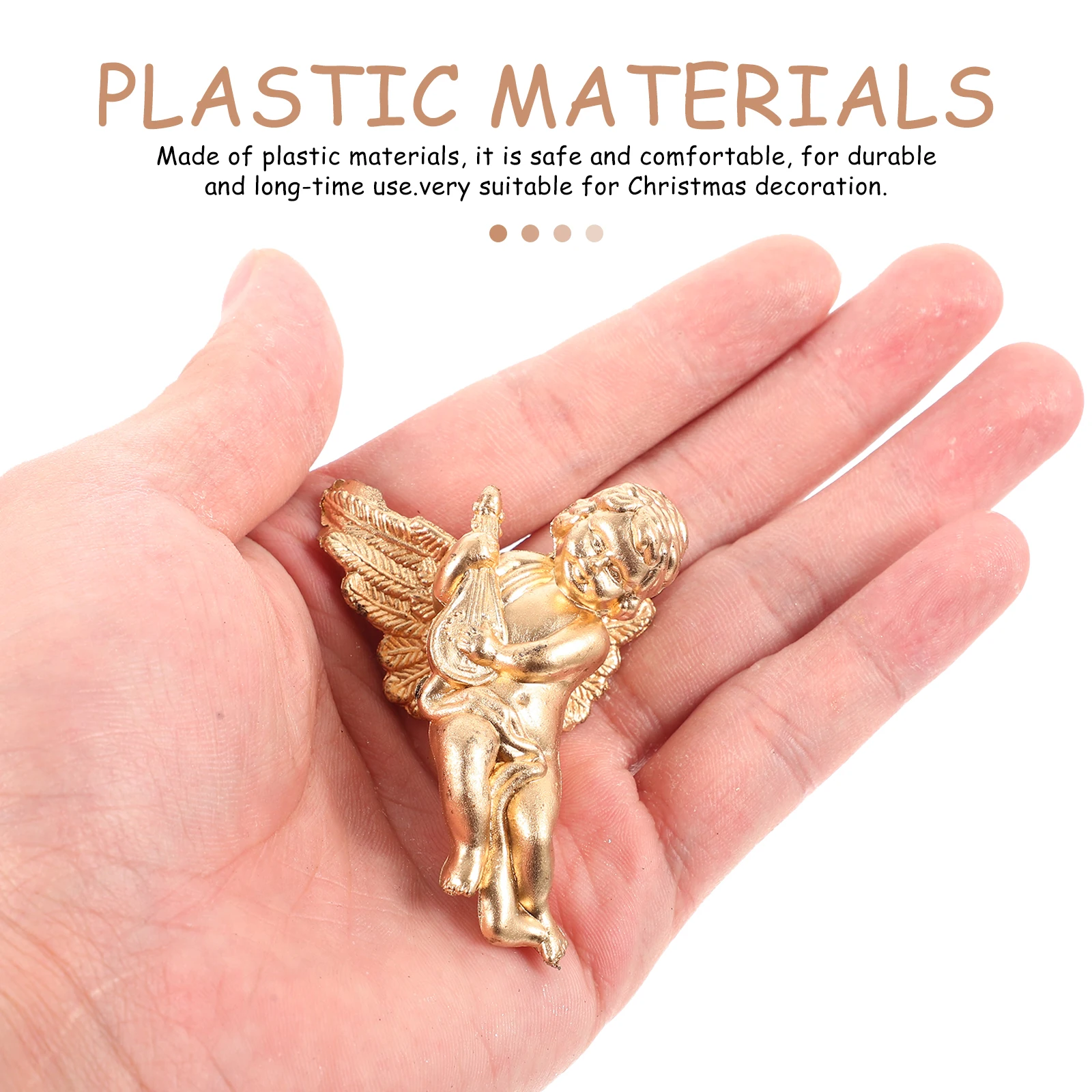 

24 Pcs Christmas Tree Pendant Fireplace Decorations Ornaments for Household Home Plastic