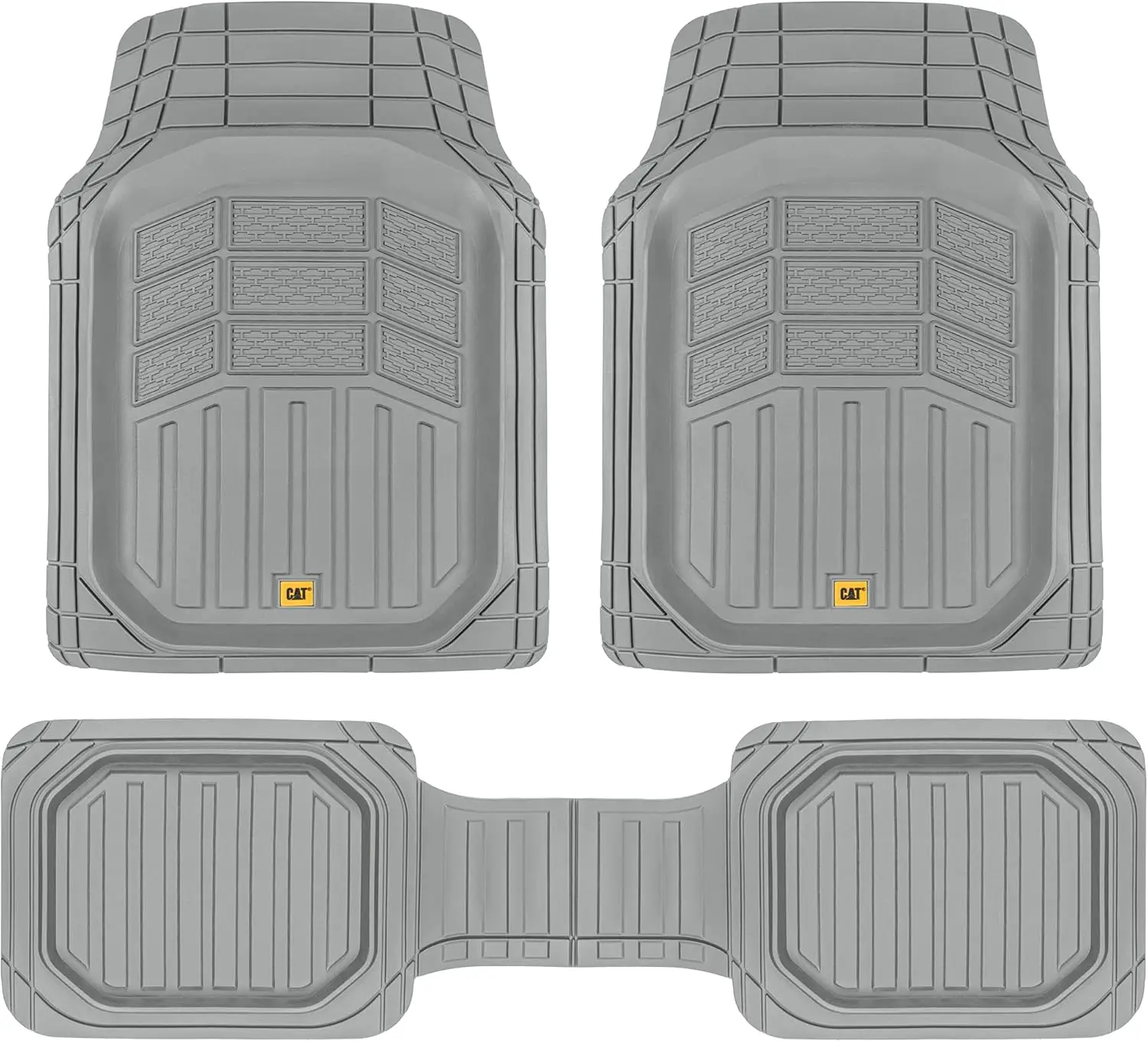 

Универсальные всепогодные автомобильные коврики для грузовиков и внедорожников - полный комплект, с возможностью обрезки, из резины без запаха