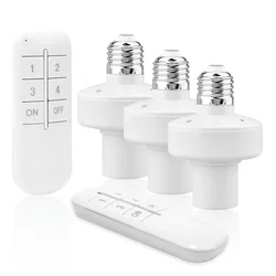 Telecomando Wireless E27 portalampada portalampada gamma 20M per lampadine a LED portalampada Kit interruttore luce Wireless AC180-250V