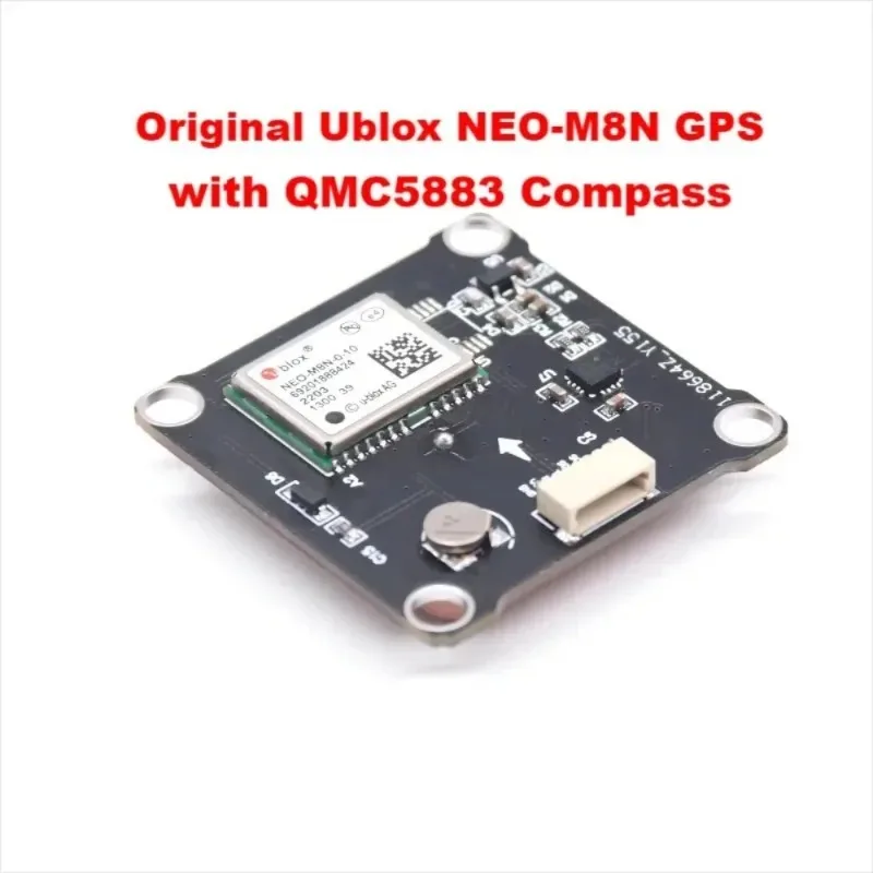 B-CUBE M8N GPS モジュール、QMC5883L コンパス付き、FPV ドローン用、F4V3S PLUS フライト コントローラーおよび INAV と互換性あり