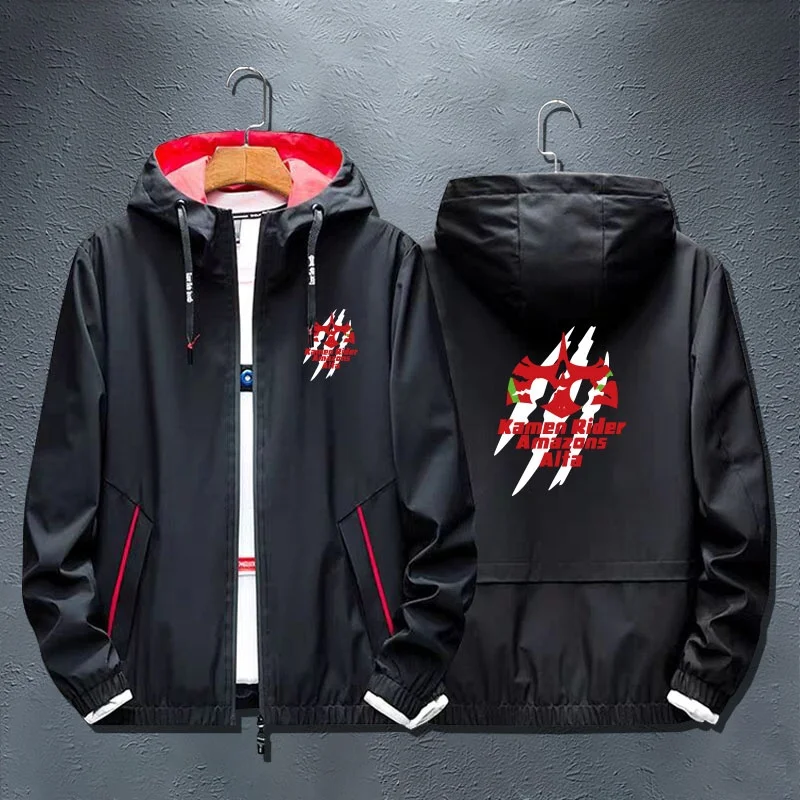 

Мужская повседневная модная толстовка-куртка Mask Rider S Alfa Eagle Mountain Riki Anime из полиэфирного волокна, большой размер