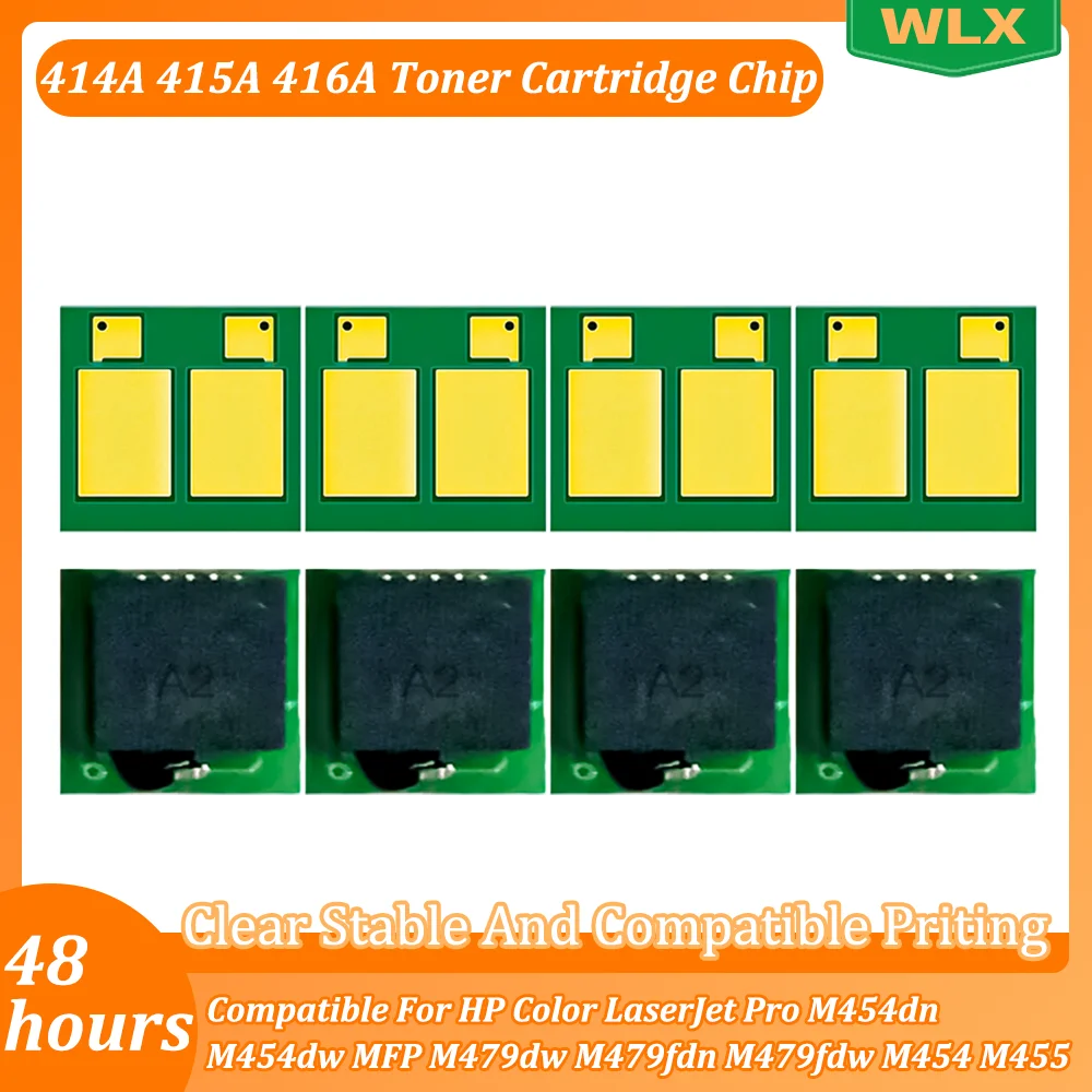 414A 415A 416A Toner Cartridge Chip-1/3 SET For HP Color LaserJet Pro M454dn  M454dw MFP M479dw M479fdn M479fdw M454 M455