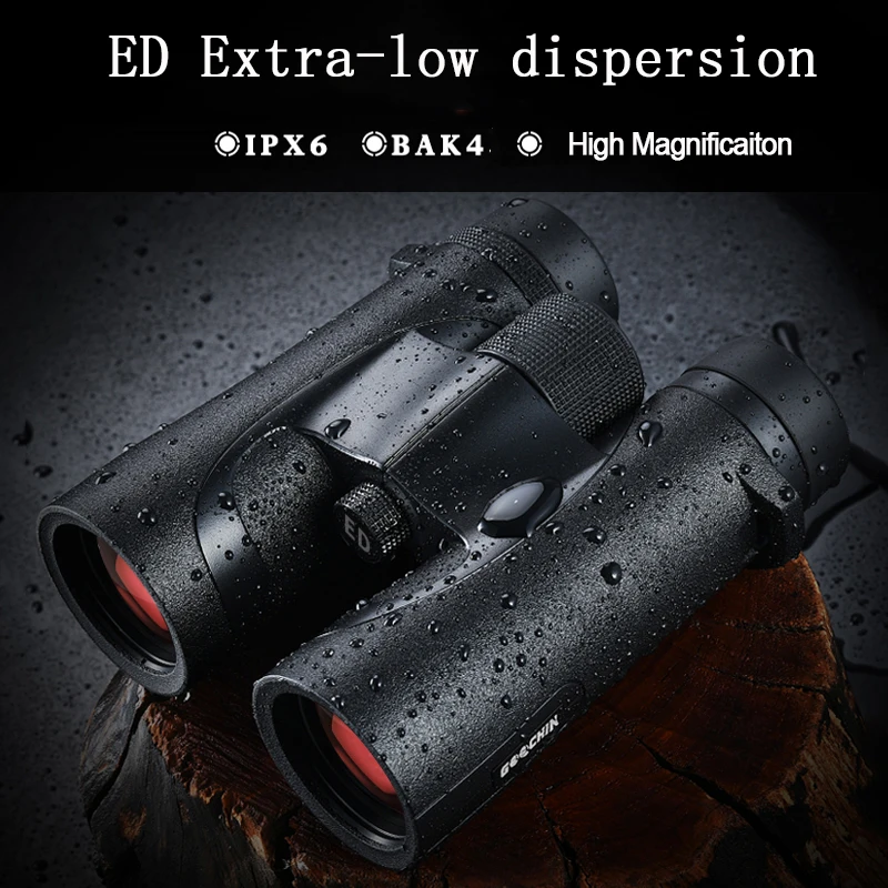 Binoculares Luxun ED 10x42 BaK-4 recubiertos para campamento - imagen 5