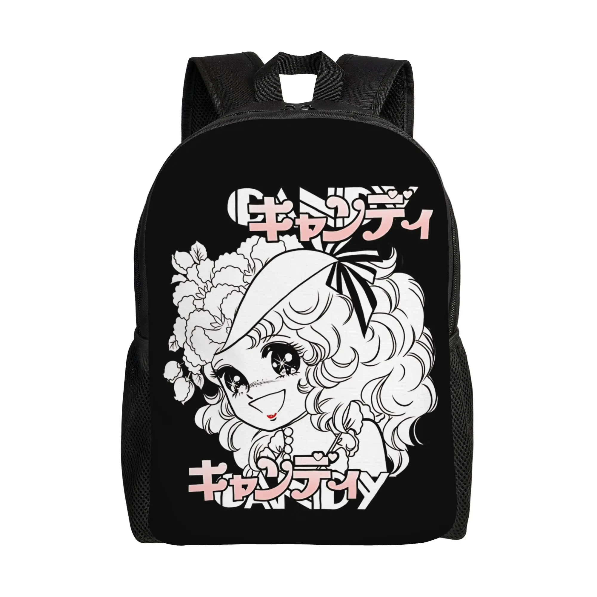 

Японский ретро-рюкзак Candy Candy для мужчин и женщин, повседневный студенческий рюкзак для походов и путешествий, легкая холщовая сумка для ноутбука в стиле аниме и манги