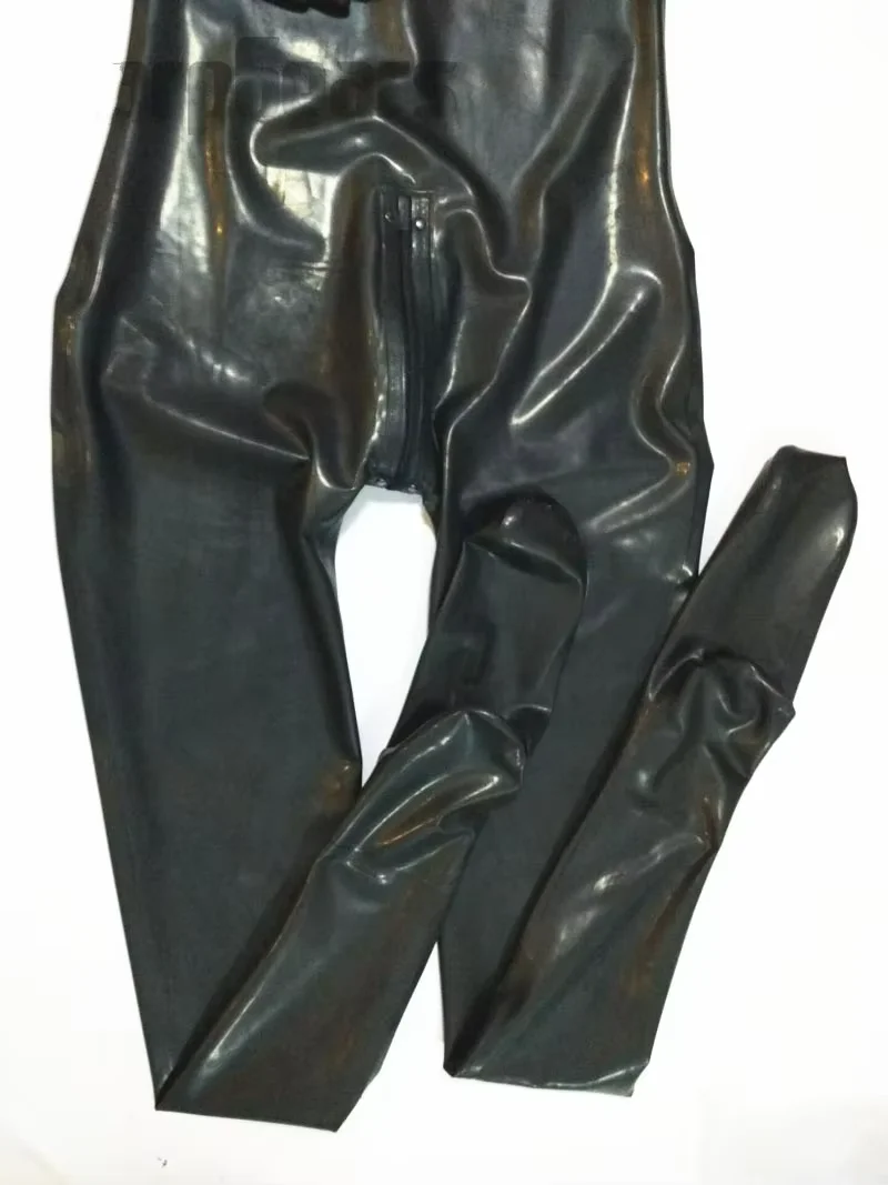 Handmade Man ฝาครอบ latex catsuit พร้อมฮู้ดและถุงเท้าที่แนบมาถุงมือยางบอดี้สูทซิปเป้าหลัง custom made