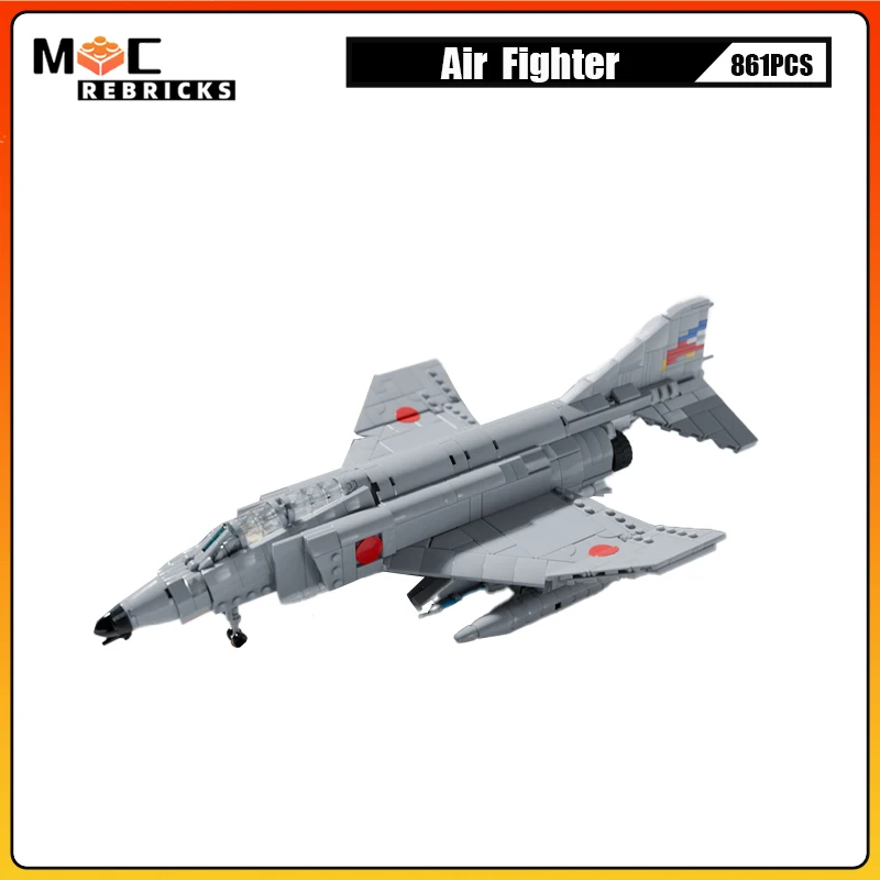 MOC-194010 Air Superiority Fighter Model Building Blocks Military Flying Weapon Parts Set Bricks Toys Children's Christmas Gifts