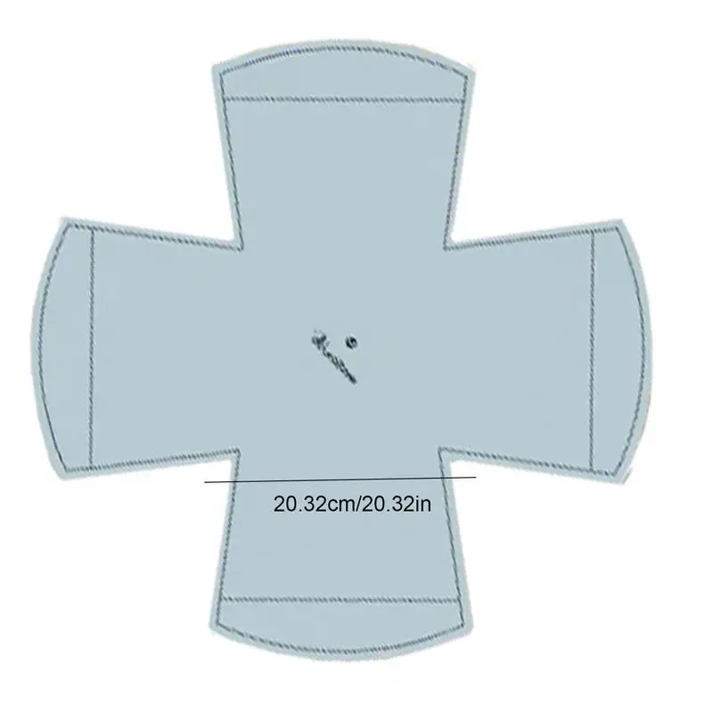 Bowl Pattern Template Sewing Ruler Pattern Template Christmas Basket Template Cutting Ruler Sewing Machine Ruler For Bag Basket