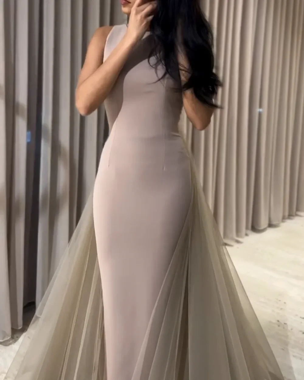 Noite árabe vestidos de noite elegantes até o chão vestidos de festa sereia vestidos de baile personalizados luxuosos فسات intellimavera