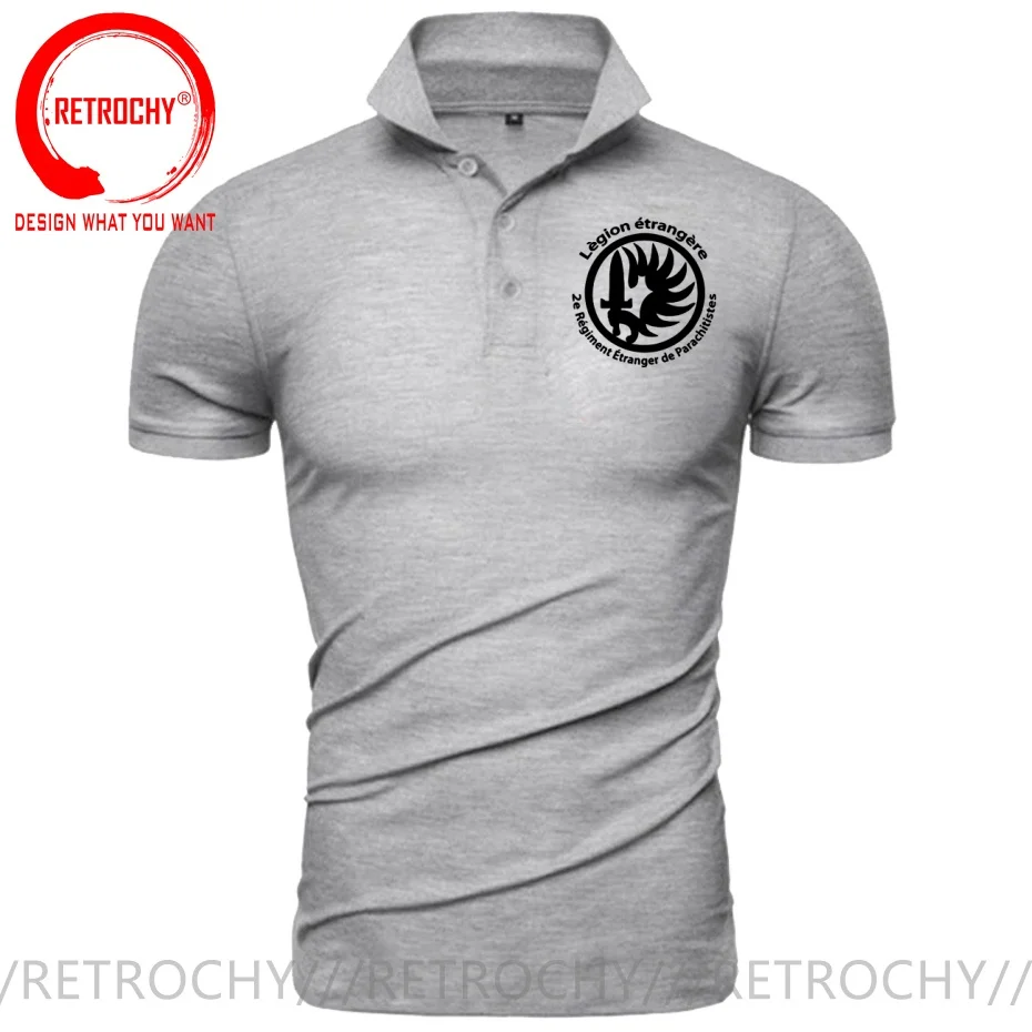 New Man French Foreign Legion Etrangere Special Forces War Army Polo Shirt Men Cotton Short Sleeve Military Polo Shirts for Male