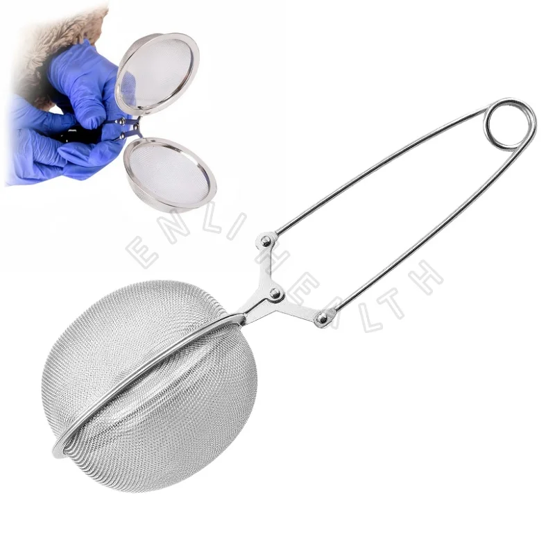 5/10pcs Dental Bur Stainless Steel Needle Mesh Bag Filter Cleaning Basket High-temperature Sterilization Dental Cleaning Tool