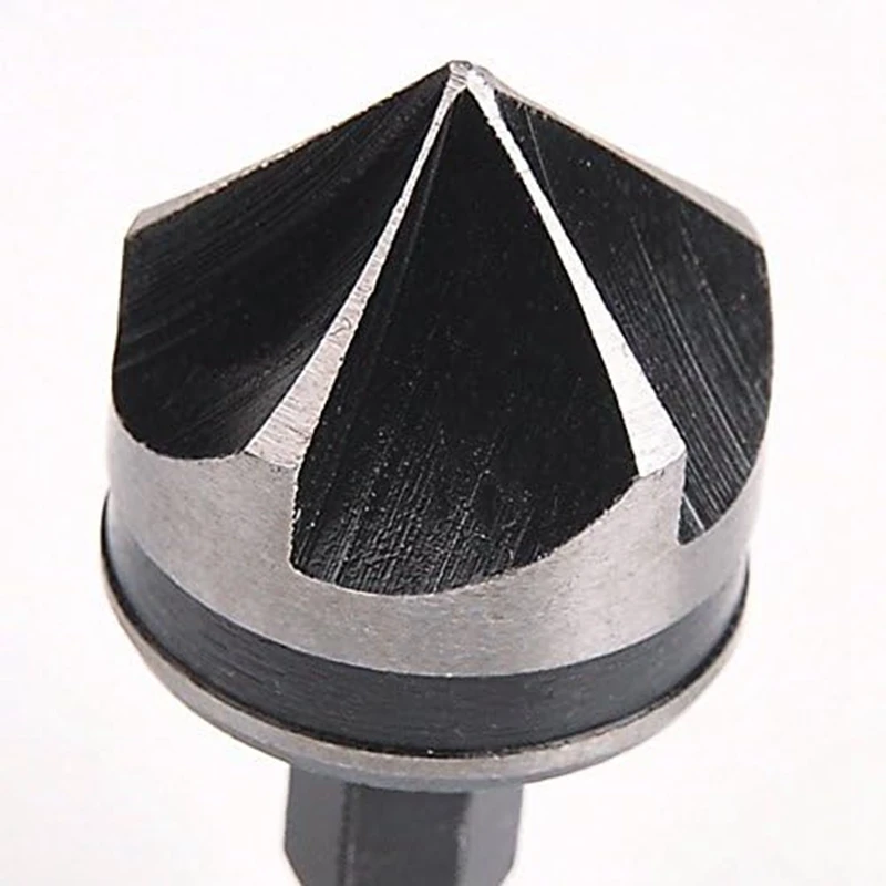 3 PCS 1/4Inch Hex 12/16/19Mm Countersink Bore Set For Wood Metal Quick Change Bit Durable Easy To Use