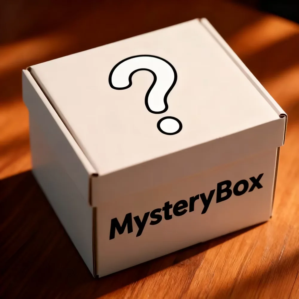 

Mystery Surprise Box, Blind Box Gift Set for Adults Teens Kids, Random Premium Gifts in Black Packaging, Fun Unboxing Experience