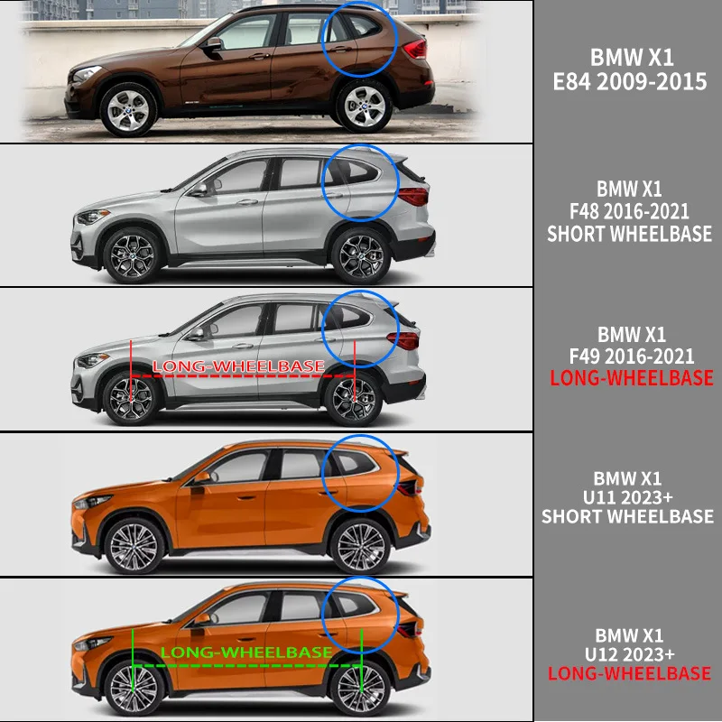 For BMW X1 overseas short-axis rain or shine sunshade spoiler BMW X1 SWB Window visor