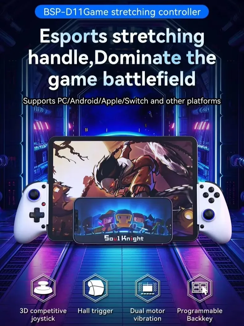 Kontroler Gamepad Bluetooth do Switch PS4 PS3 Xbox iPhone IOS Android Telefon Komórkowy PC Bezprzewodowy Kontroler do Gier — zdjęcie produktu 7