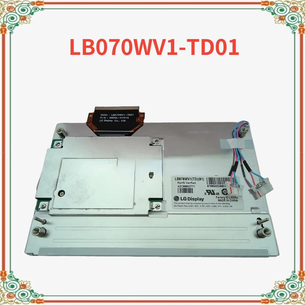 

100%Original 7" LCD display LB070WV1(TD)(01) LB070WV1-TD01 Screen module for Mercedes W204 GLK ca DVD navigation audio