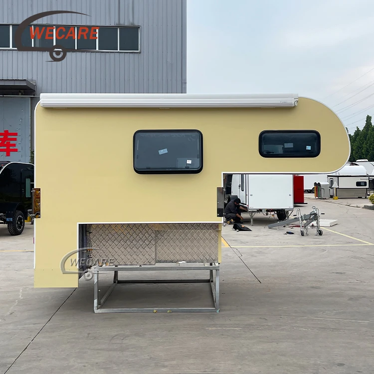 WECARE Customized off Road Pop up Pickup Truck Pick up Camper Van Trailer Australian Standards Truck Camper for Pickup