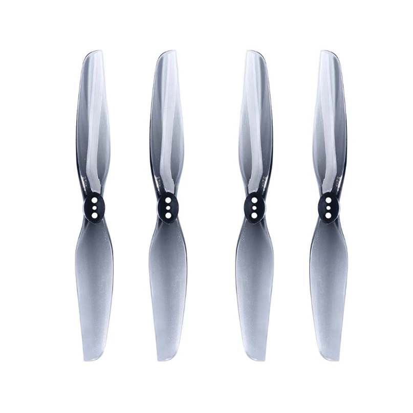 2/8pairs Hq Durable Prop 4x2.5 4025 Grey Cw Ccw Poly Carbonate Propeller 4 Inch 2 Paddle 5mm Shaft 1.7g For Rc Fpv Drone